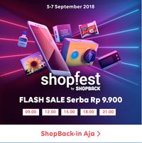 9 Jam Sehari, Saatnya Berburu Flash Sale Rp 9.900 dan Cashback 99%