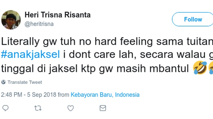 Sampai Titik Manakah Guyonan Anak Jaksel Mulai Tidak Lucu Lagi?