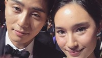 Kini Tatjana kembali membuat iri dengan berpose bersama Park Seo Joon. Dok. Instagram/tatjanasaphira