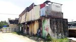 Penampakan Rumah di Tengah Proyek Jembatan Musi VI Palembang