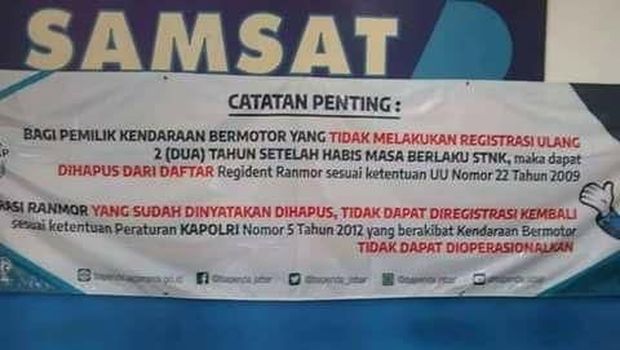 Tak Registrasi Lebih Dari 2 Tahun Stnk Bisa Diblokir