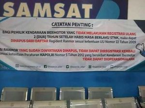 Catat! Aturan STNK Kendaraan Mati 2 Tahun Jadi Bodong Sudah Berlaku