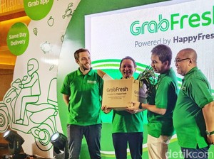 Grab Gandeng HappyFresh Hadirkan Layanan Belanja