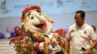 Gubernur DKI Jakarta Anies Baswedan hadiri perayaan Hari Anak Nasional (HAN) tingkat Provinsi DKI Jakarta tahun 2018 di Ancol, Jakarta, Kamis (6/9/2018).