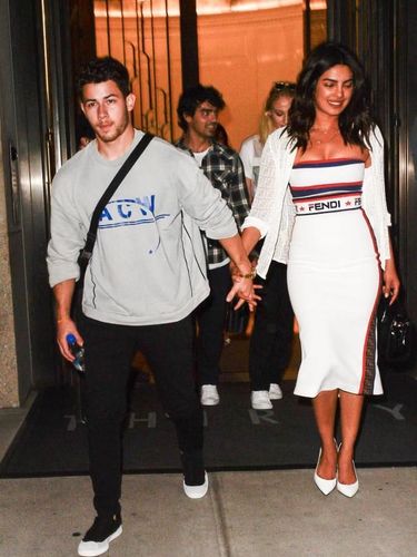 Kemesraan Priyanka Chopra dan Nick Jonas di US Open