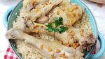 Makan Siang Mantap! Nasi Hainan Lembut Plus Ayam yang Gurih