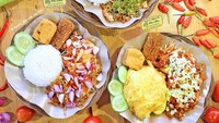 Bukan hanya sambal bawang saja, ayam geprek di kedai Ayam Geprek Mr. Chiz ini punya sambal ijo dan sambal matah juga. Kedai ayam geprek ini ada di Puri Indah dan di Taman Cosmos. Makin enak pakai lelehan keju mozarella juga. foto : instagram @ayam_geprek_mr.chiz