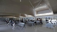 Ruang kedatangan diperluas dari 96 m2 menjadi 480 m2. Sedangkan ruang tunggu juga diperluas dari 120 m2 menjadi  960 m2. Istimewa/Ditjen Perhubungan Udara Kemenhub.