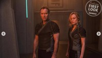 Di sana ia bertemu dengan Jude Law yang berperan sebagai Mar-Vell Dok. Instagram/brielarson