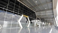 Gedung terminal baru yang dibangun pada 2016 ini menawarkan kenyamanan yang lebih bagi maskapai dan penumpang pengguna jasa transportasi udara. Istimewa/Ditjen Perhubungan Udara Kemenhub.