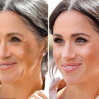 Para dokter bedah plastik di Harley Street, Inggris, mengembangkan software bernama Future Face untuk mengetahui wajah selebriti dan pesohor 25-35 tahun mendatang. Ini dia hasilnya. Foto: Dok. Daily Mail