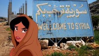 Akankah Aladin menyelamatkan Putri Jasmin dari serangan ISIS? Dok. Tumblr/Jeff Hong