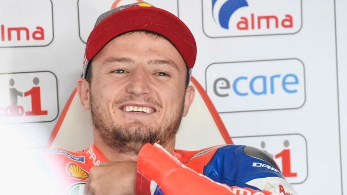 Jack Miller terkesan dengan motor Ducati Desmosedici GP19. (Foto: Mirco Lazzari gp/Getty Images) Jack Miller terkesan dengan motor Ducati Desmosedici GP19. (Foto: Mirco Lazzari gp/Getty Images)