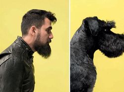 Potret Lucu Ekspresi Manusia dan Anjing yang Punya Kemiripan