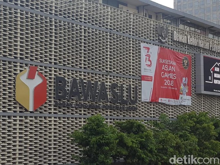 Logo Bawaslu, gedung Bawaslu, ilustrasi gedung Bawaslu