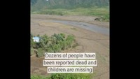 Sekitar 75 orang lainnya, yang kebanyakan anak-anak, dilaporkan hilang akibat terjangan banjir di Korut ini. Foto: International Federation of Red Cross and Red Crescent Societies (IFRC)