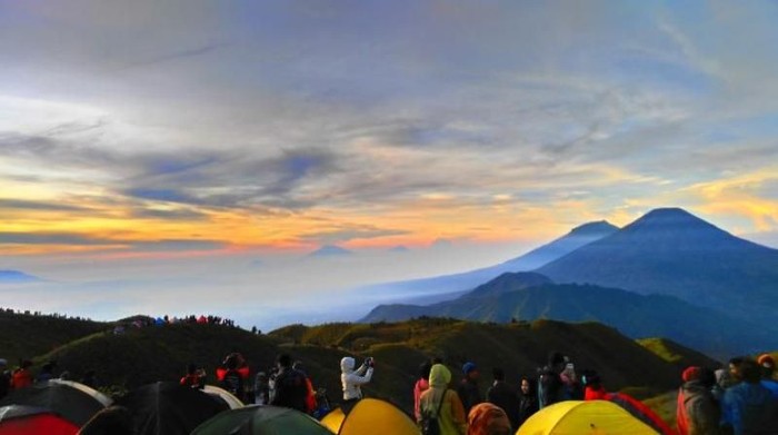 Gunung Prau Dieng Tetap Mempesona