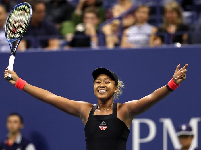 Naomi Osaka jadi petenis wanita Jepang pertama yang masuk ke final Grand Slam (Matthew Stockman/Getty Images) Naomi Osaka jadi petenis wanita Jepang pertama yang masuk ke final Grand Slam (Matthew Stockman/Getty Images)