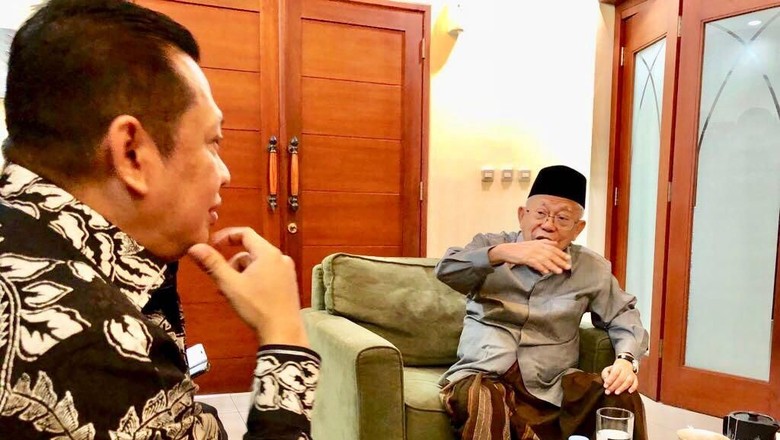 Bamsoet: Maruf Dukung Pertemuan Rutin Tim Jokowi-Prabowo Bamsoet: Maruf Dukung Pertemuan Rutin Tim Jokowi-Prabowo