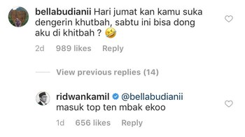 Masuk Top Ten dengan menebeng momen Jumatan. (Foto: instagram)
