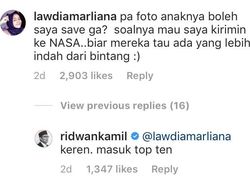 Komentar Kocak Netizen Tanggapi Ridwan Kamil Cari Mantu