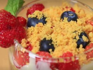 Resep Jar Cheese Cake dari Remahan Kue