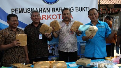 BNN Musnahkan Barang Bukti Narkoba