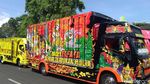 Puluhan Truk Cakep Mejeng di Jalanan Yogyakarta