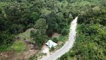 Wow, Jalan Perbatasan Kalimantan Dibangun Tembus Hutan
