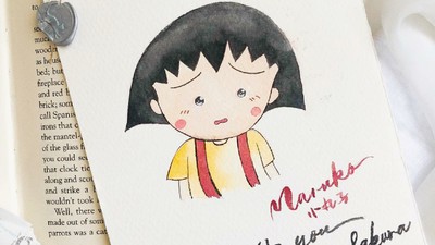 Lucunya Kartun Anak Chibi Maruko-chan Buatan Fans Momoko Sakura