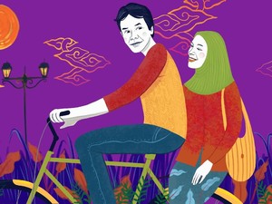 Bersepeda dan Polisi di Kosan Atik 