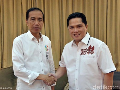 Jokowi dan Erick Thohir