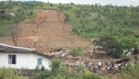 Ribuan orang di Korut harus kehilangan tempat tinggal setelah hujan deras yang terus mengguyur, memicu banjir dan tanah longsor. Foto: Twitter/International Federation of Red Cross and Red Crescent Societies (IFRC)