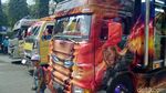 Puluhan Truk Cakep Mejeng di Jalanan Yogyakarta