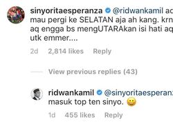 Komentar Kocak Netizen Tanggapi Ridwan Kamil Cari Mantu