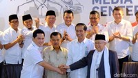 Jokowi menyebut Erick selalu sukses ketika memimpin apapun, mulai dari bisnis hingga Asian Games 2018 (Foto: Andhika Prasetia/detikcom)