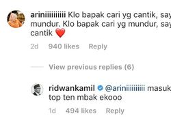 Komentar Kocak Netizen Tanggapi Ridwan Kamil Cari Mantu