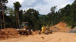 Wow, Jalan Perbatasan Kalimantan Dibangun Tembus Hutan