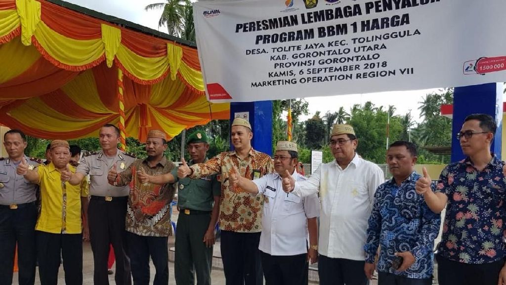 Warga di Pelosok Sulawesi Bisa Nikmati BBM Satu Harga
