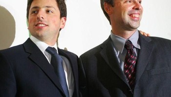 Kalau ini Sergey Brin dan Larry Page yang mendirikan Google pada 4 September 1998. Foto: istimewa