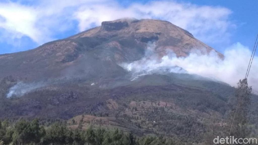 Dinilai Berbahaya, Pemadaman Api di Gunung Sindoro Pakai Heli Batal Dinilai Berbahaya, Pemadaman Api di Gunung Sindoro Pakai Heli Batal