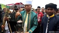 Api obor dan lentera Asian Para Games 2018 akan diarak di Hari Olahraga Nasional (Haornas) yang akan digelar di Stadion Gelora Kie Raha esok hari, Minggu (9/9/2018).