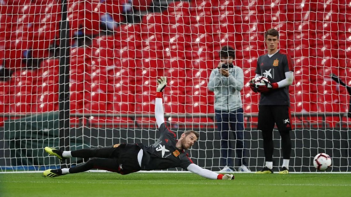 David de Gea masih kiper nomor satu Spanyol. (Foto: Matthew Childs/Action Images via Reuters)
