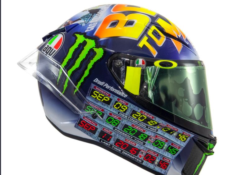 Helm Spesial Rossi Buat Balapan di Kampung Halaman