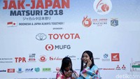 Festival Jak-Japan Matsuri digelar meriah di Plaza Tenggara Gelora Bung Karno, Jakarta, Sabtu (8/9/2018).