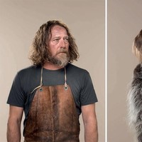 Ini Harry dan anjing Italian Spinone, yang ia beri nama Hattie. Lihat ada kemiripan antara mereka? Foto: Dok. Gerrard Gethings