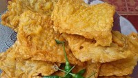 Kalau mau lebih kriuk renyah goreng tempe dengan lapisan tepung. Paling enak dimakan hangat dengan cabe rawit. Foto : Instagram @lia.novita.hanafi
