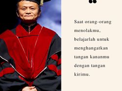 Kalimat Inspiratif Perjuangan Hidup ala Jack Ma