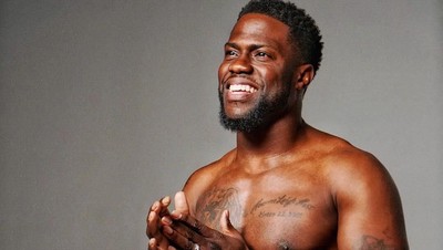 Enggak Becanda! Intip Kekarnya Tubuh Komedian Kevin Hart