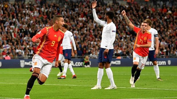 Rodrigo membawa timnas Spanyol kalahkan Ingris 2-1 berkat satu assist dan satu gol. (